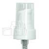 WHITE Treatment Pump Smooth Skirt 22-400 110MM Dip tube (1600/case) alternate view