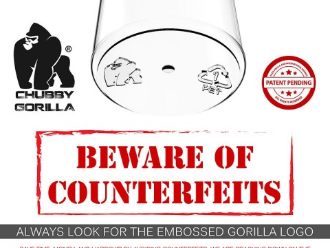 Counterfeit Chubby Gorilla Bottles