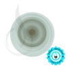 V3 - 15ML PET Plastic SOLID WHITE CHUBBY GORILLA BOTTLE W/ CRC/TE SOLID WHITE CAP(1000/case) alternate view