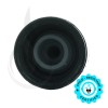 V3 - 15ML PET Plastic CLEAR CHUBBY GORILLA BOTTLE W/ CRC/TE SOLID BLACK CAP(1000/case) alternate view