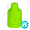 Lime Green CRC (Child Resistant Closure) Tamper Evident Bottle Cap with Tip 
