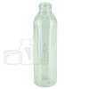 6oz Clear Cosmo Round PET Plastic Bottle 24-410