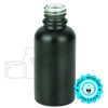 30ml Matte Black Glass Euro Round Bottle 18-415(330/case)