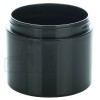 4oz Straight Base Solid Black PP Double Wall Jar - 70-400(360/case)