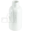 2oz WHITE Boston Round PET Plastic Bottle (1,120/case)