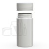 6oz PET Plastic Spiral Container TE/CRC Solid White with Solid White Cap(300/cs) alternate view