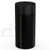 6oz PET Plastic Spiral Container TE/CRC Solid Black with Solid Black Cap(300/cs) alternate view