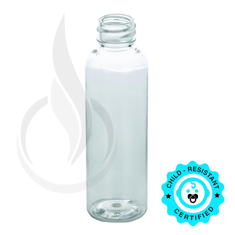 2oz Cosmo PET Plastic CLEAR Bottle 20-410(1230/case)