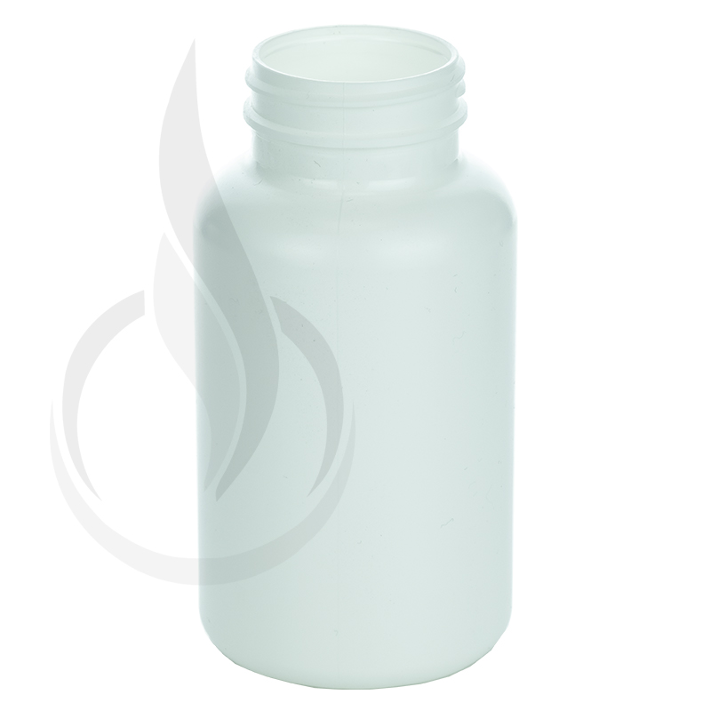 300cc White HDPE Plastic Packer Bottle 45-400