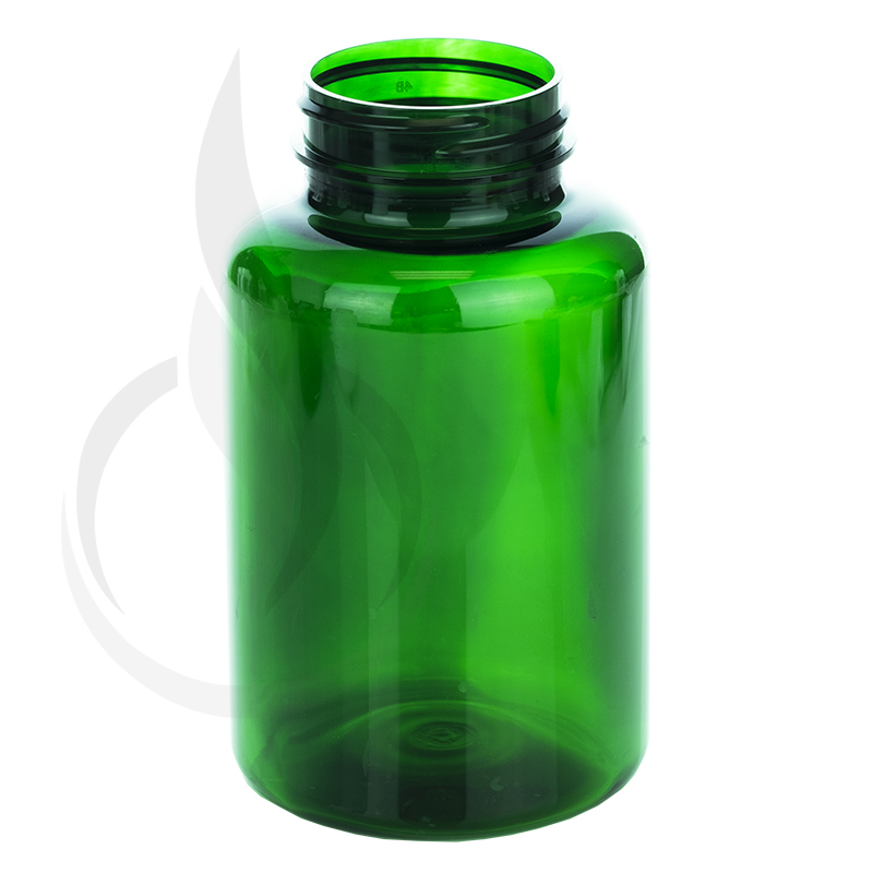 300cc Green PET Plastic Packer Bottle 45-400
