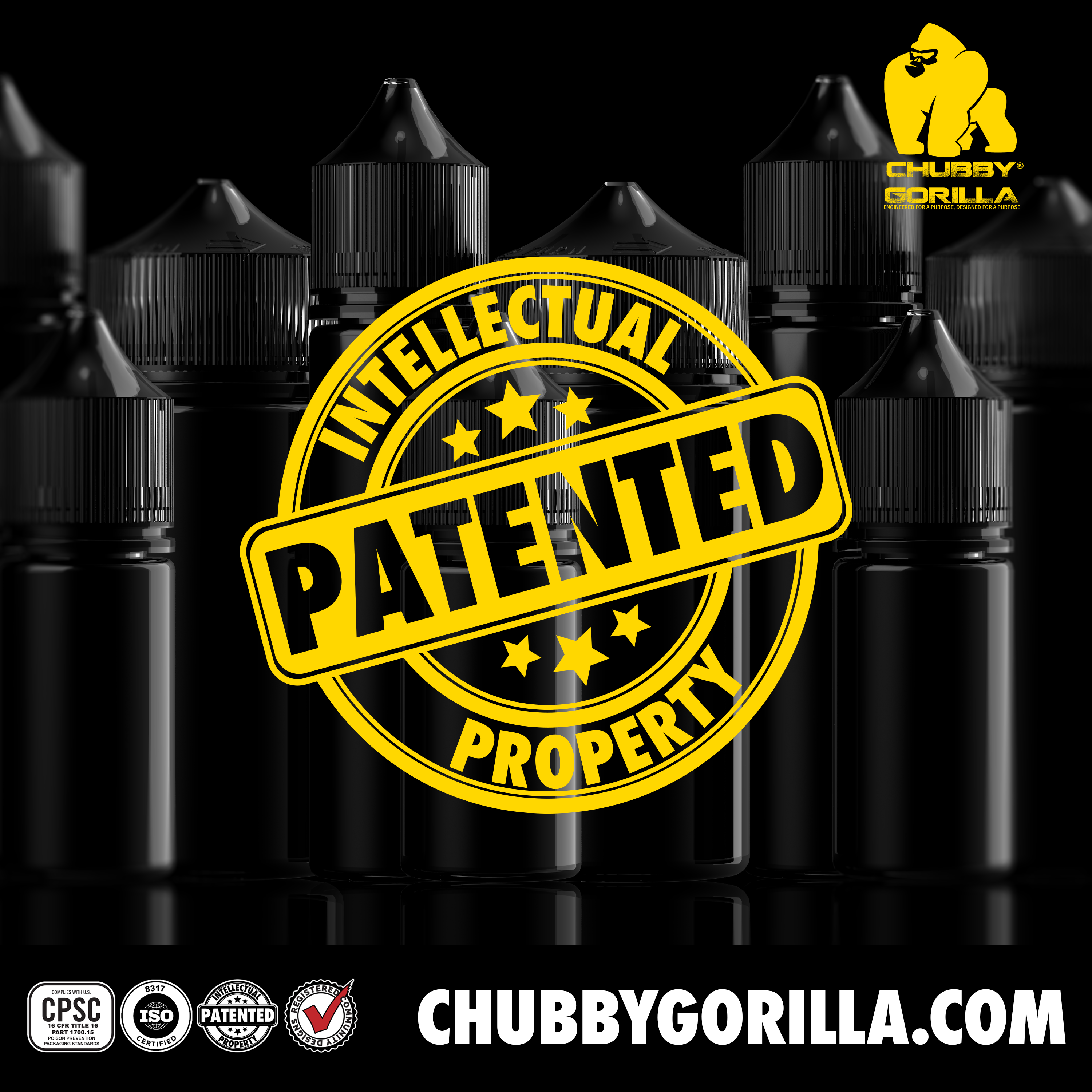 60ml PET Chubby Gorilla Case of 500