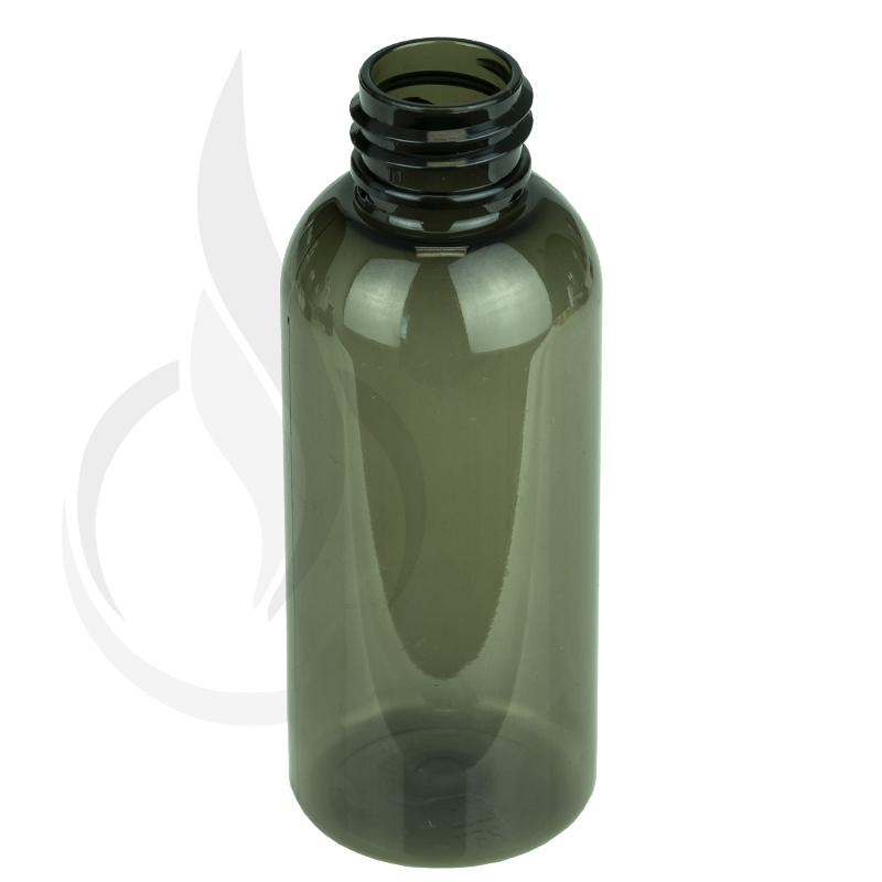 2oz Smoke Black Cosmo Round PET Plastic Bottle 20-410(1150/case)