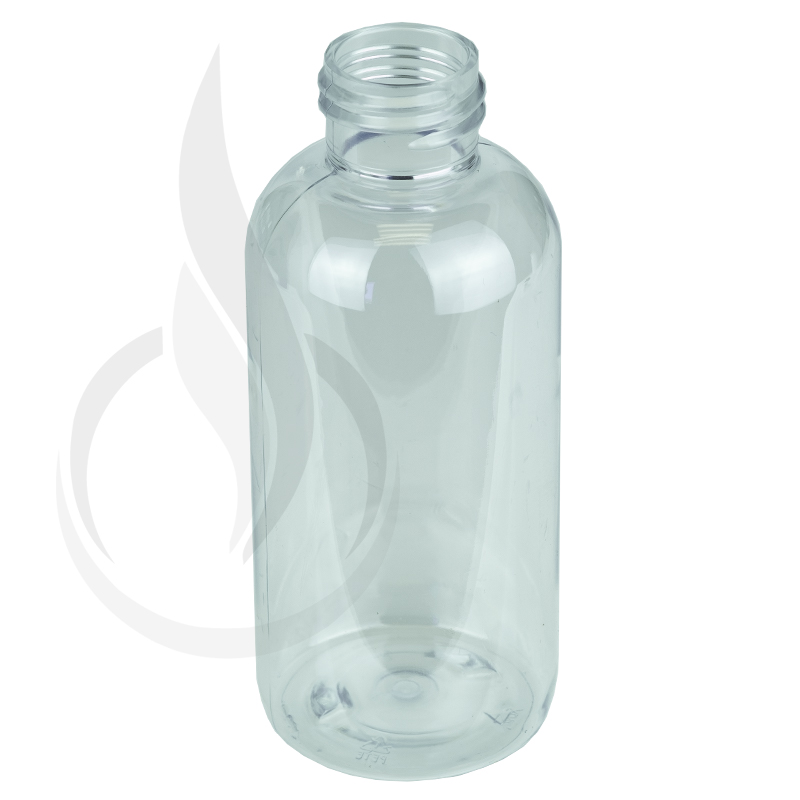 4oz Boston Round PET Plastic Bottle 24-410(500/case)