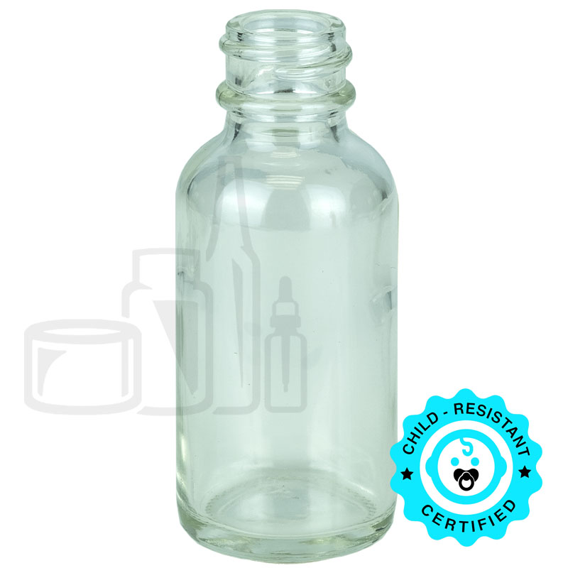 1 Litre Round Milk Glass Bottle With 43mm Twist Cap - 24 Bottles