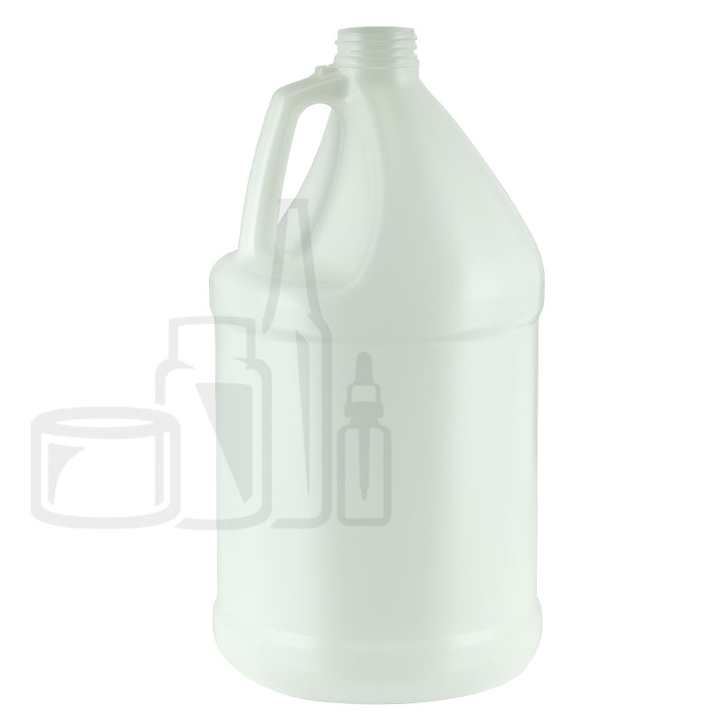 8oz (240ml) Natural HDPE Square Plastic Juice Bottle - 38-400 Tamer Evident  (TE) Neck