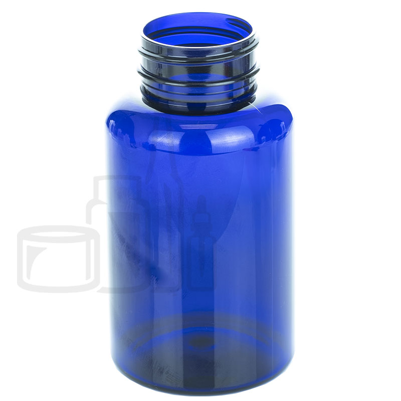 200cc Blue PET Plastic Packer Bottle 38-400
