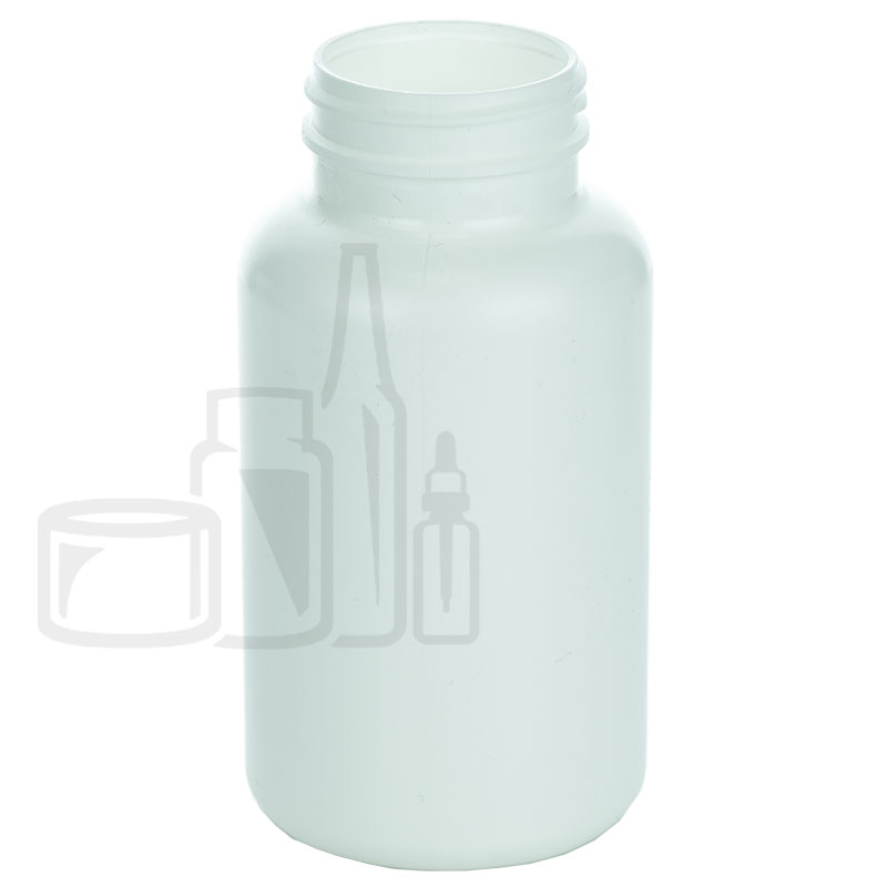 300cc White HDPE Plastic Packer Bottle 45-400(340/case)