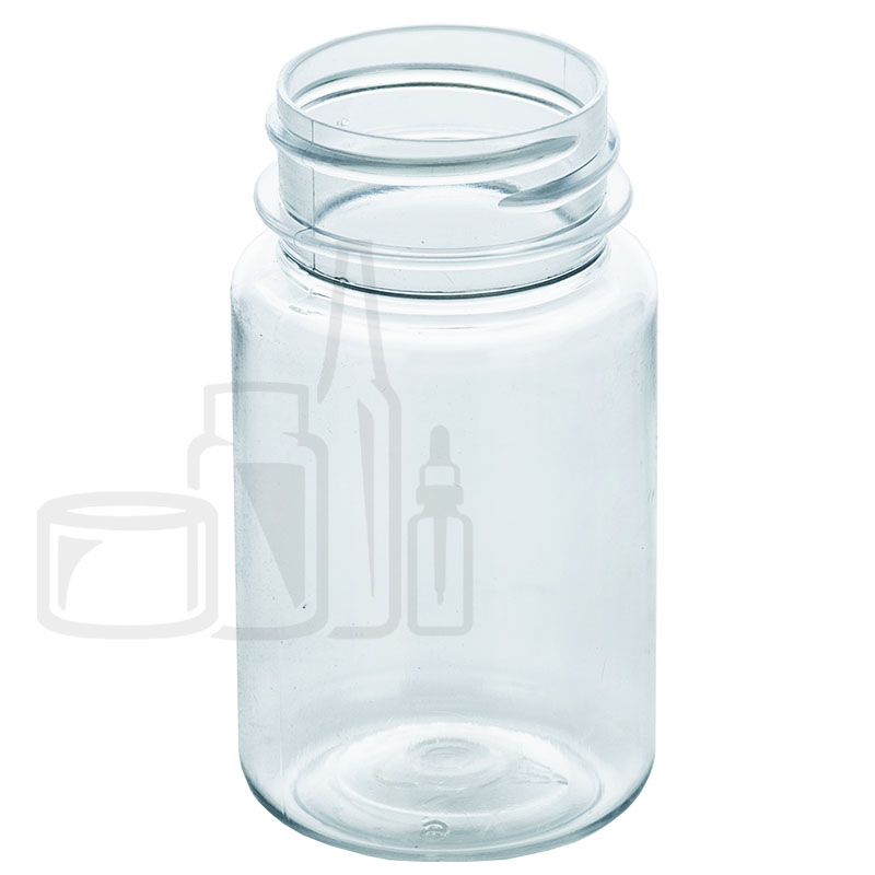 60cc Clear PET Plastic Packer Bottle 33-400(1000/case)