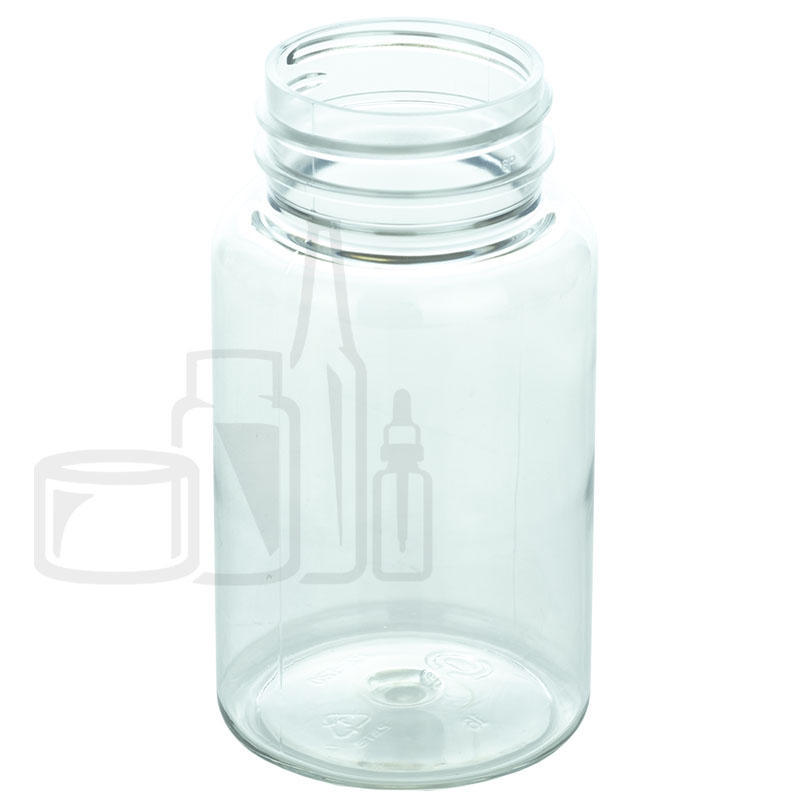 120cc Clear PET Plastic Packer Bottle 38-400(450/case)
