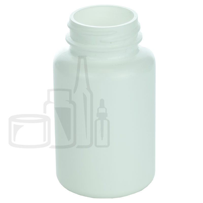 150cc White HDPE Plastic Packer Bottle 38-400(450/case)