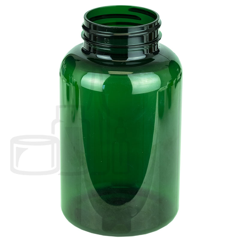 225cc Dark Green PET Plastic Packer Bottle 45-400