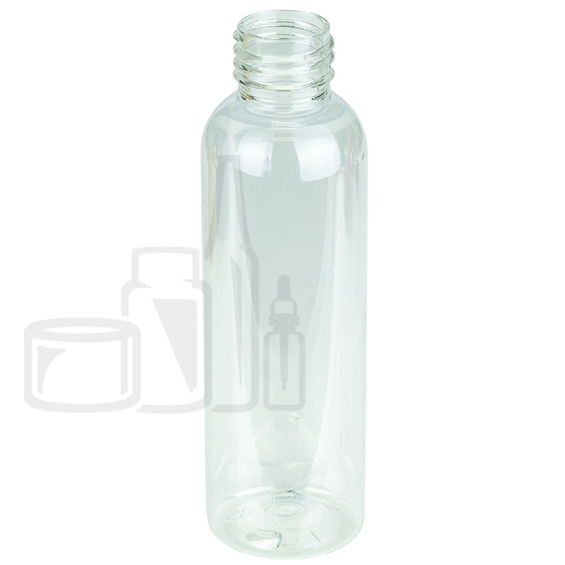 4oz Cosmo Round PET Plastic Bottle 24-410(805/case)