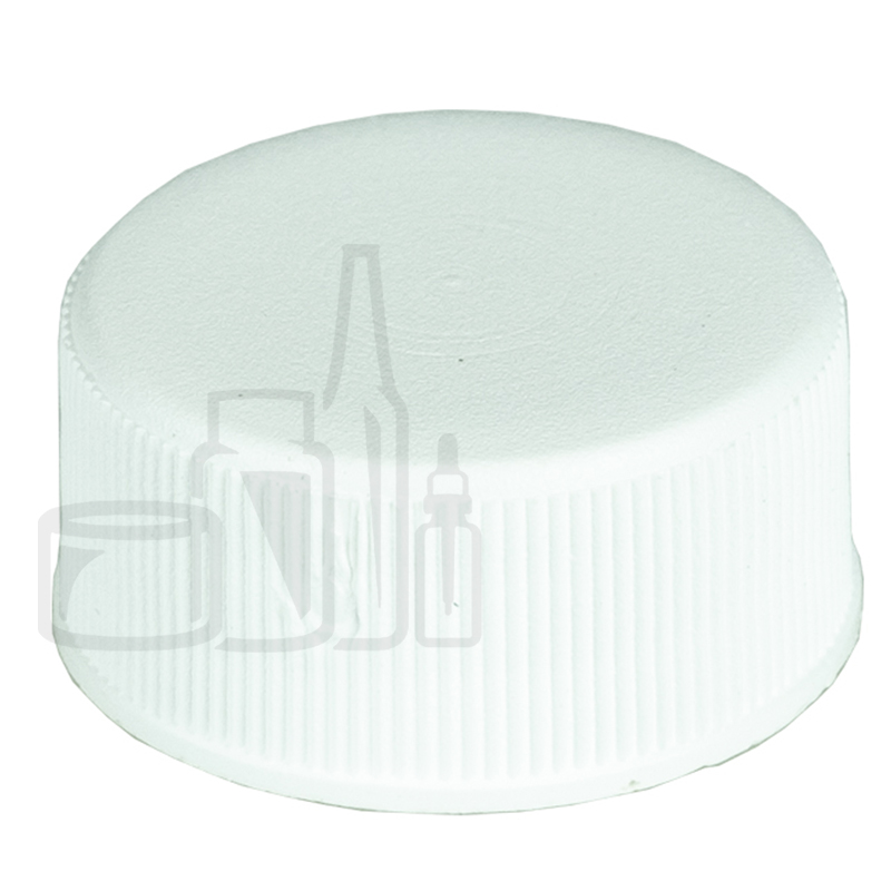 Non CRC WHITE 20-400 Ribbed Skirt Lid with F217 Liner(12000/case)
