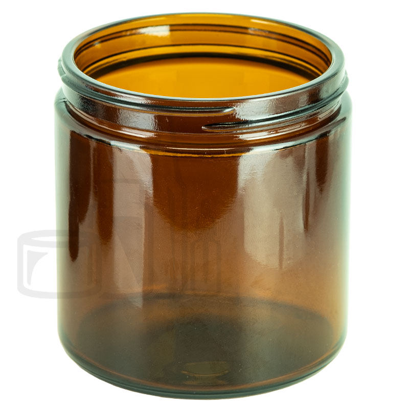 16oz Amber Glass SS Jar 89-400(150/tray)
