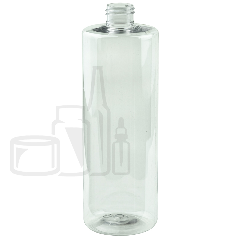 Bouteille, 250ml, PET, 24/410, Fileté, Blanc, Cylindrique