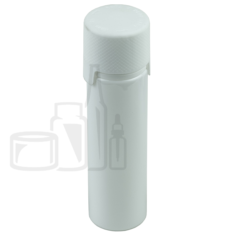 60ML PET Plastic WHITE UNICORN CHUBBY GORILLA BOTTLE W/ CRC/TE WHITE CAP(500/case)
