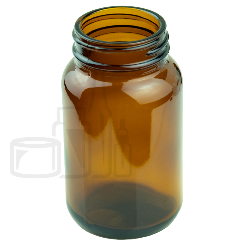 150cc Amber Glass Packer Bottle 45-400(108/case)