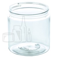 8oz PET Plastic SS Jar 70-400 Clear - 336/case