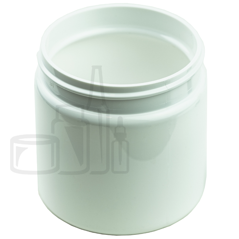 4oz PET Plastic SS Jar - White 58-400(760/case)