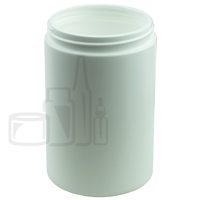 25oz HDPE Plastic SS Jar - White - 89-400